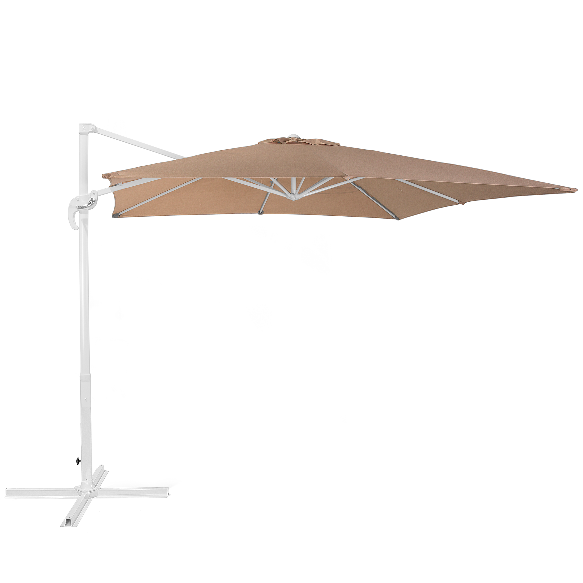 Umbrelă cu suport lateral 250 cm MONZA Nisipiu