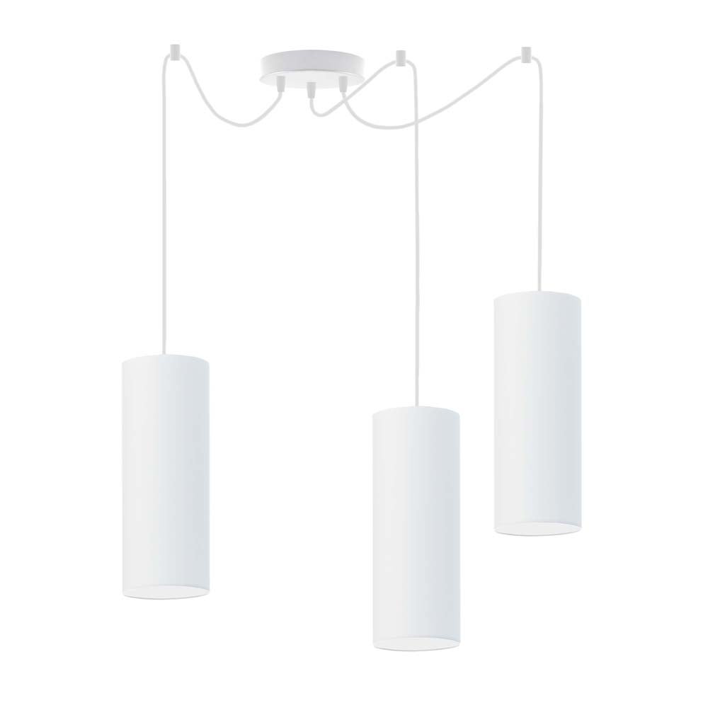 Lampa wisząca zwis żyrandol sufitowa z abażurami tuba POGO Z3