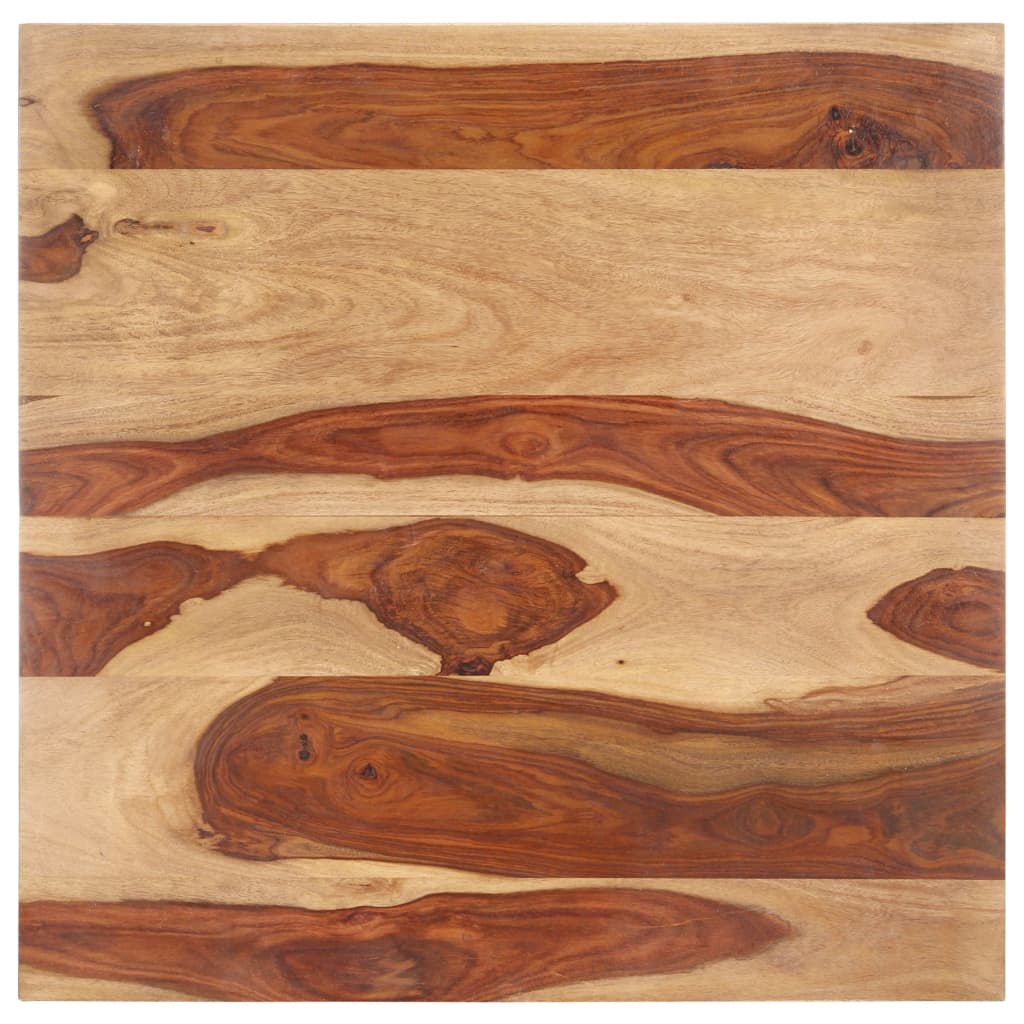 vidaXL Piano Tavolo Legno Massello di Acacia Rotondo 25-27 mm 40 cm