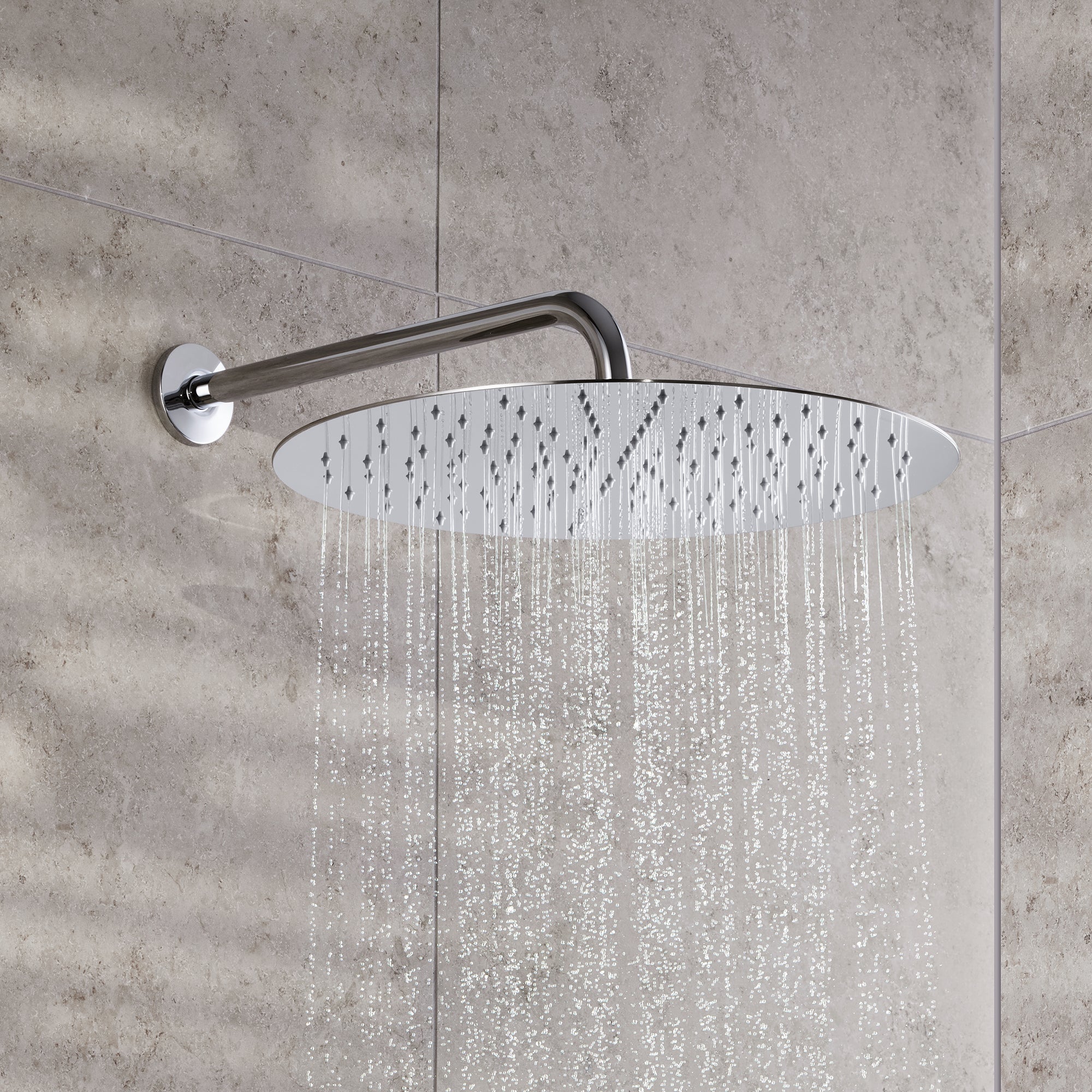 Duravit uniwersalne ramię prysznicowe mosiądz mocowanie do ściany - długość 41 cm chrom