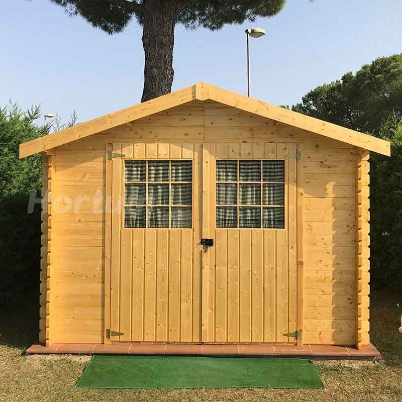 Caseta de madera - Gran Flodova. 28 mm. 300x300 cm. 8,88 m² - 9