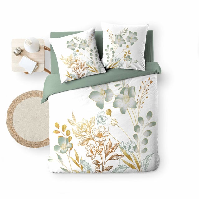 Housse de couette 240 x 220 cm – Coton 42 fils – Imprimé floral LOLITA