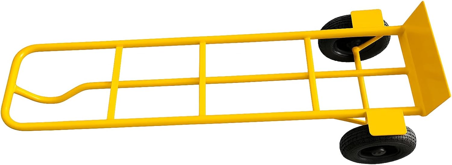 TREPPE Carrinho de carga de 150 kg, carrinho de mão com rodas pneumáticas de 250 x 90 mm para armazém, oficina e mudanças - 7