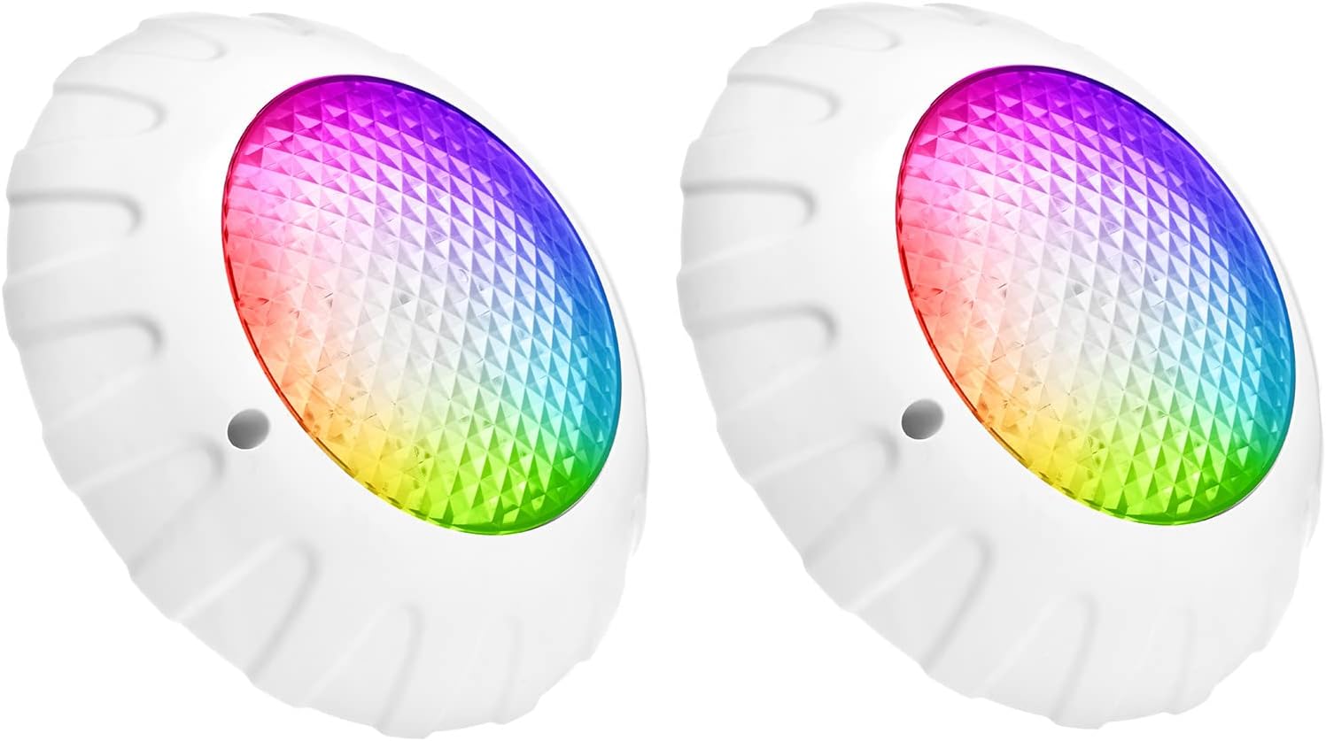 Reflektor basenowy LED, 12 V, dużej mocy, odpowiedni do basenów, ogrodów skalnych, akwariów, ogrodów, wodospadów (2 sztuki)