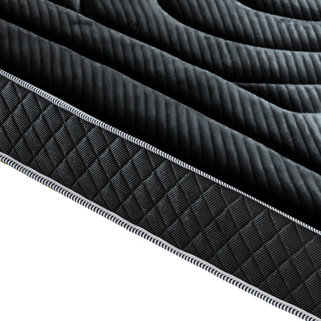 MaterassieDoghe - Colchão 140x200 de espuma viscoelástica - BlackMoon - 21 cm de altura - revestimento de grafeno - 3