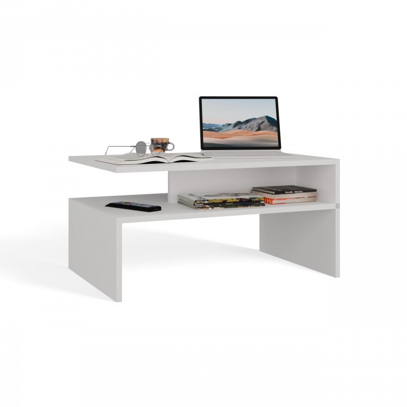 Stolik Kawowy Topeshop Ława Boston Biel Mat 90x60x45 cm 1 szt.