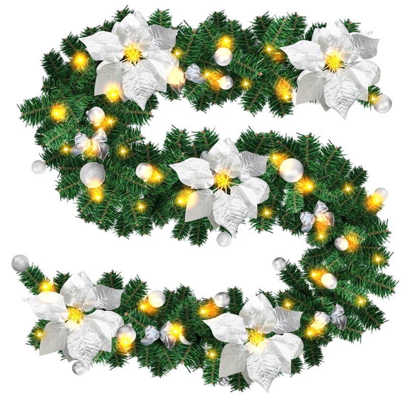 Sunshine Smile - Lot De 12 Serre-têtes à LED, Couronne De Fleurs Lumineuses, Pour Femmes Et Enfants, Anniversaire, Noël, Halloween, Mariage