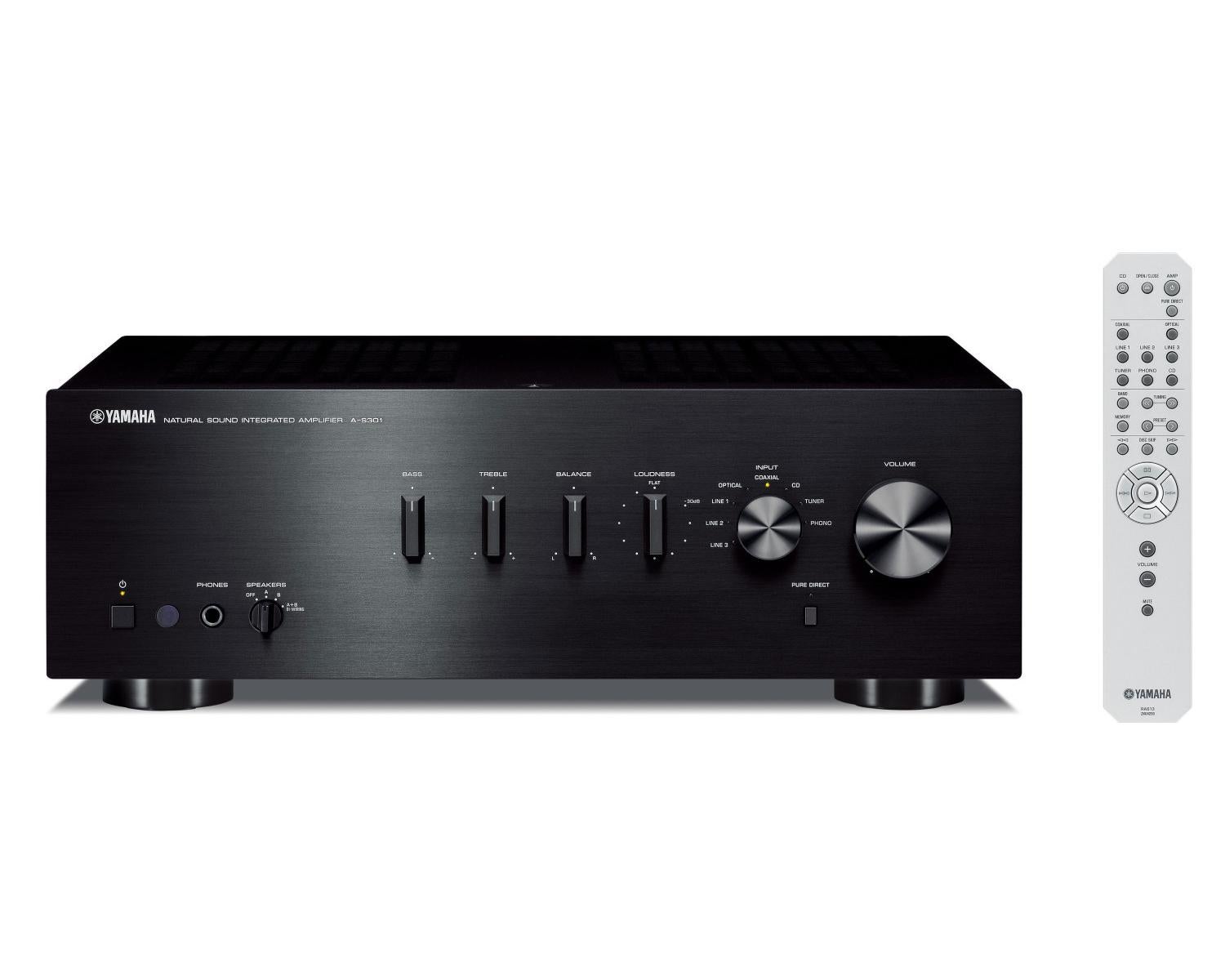 Yamaha AS301 Amplificatore Stereo 2.0 canali Casa Nero | Leroy Merlin