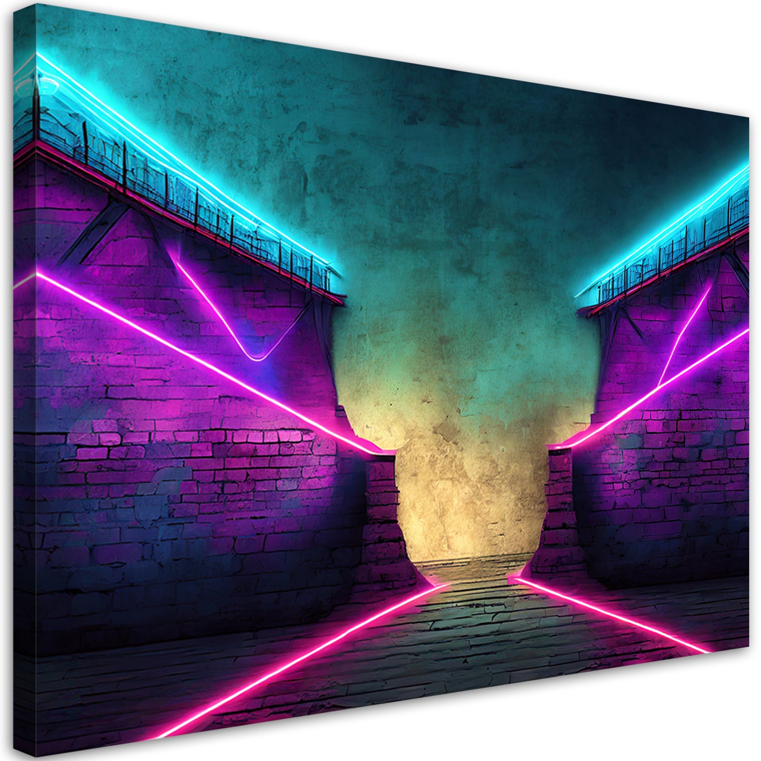 Obraz na płótnie, Streszczenie tekstury neonowej 60x40