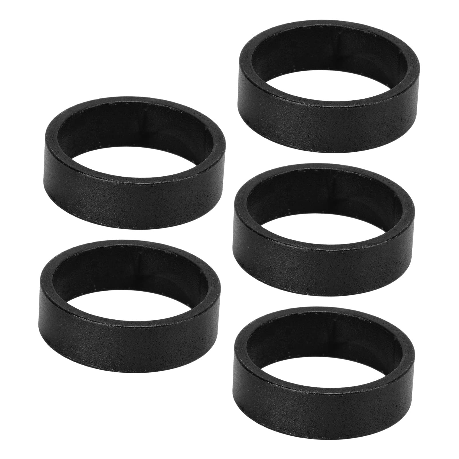 Kit De 10 Entretoises De Casque Vélo – Alu Noir/rouge/bleu, Pour Fourche 28,6 Mm