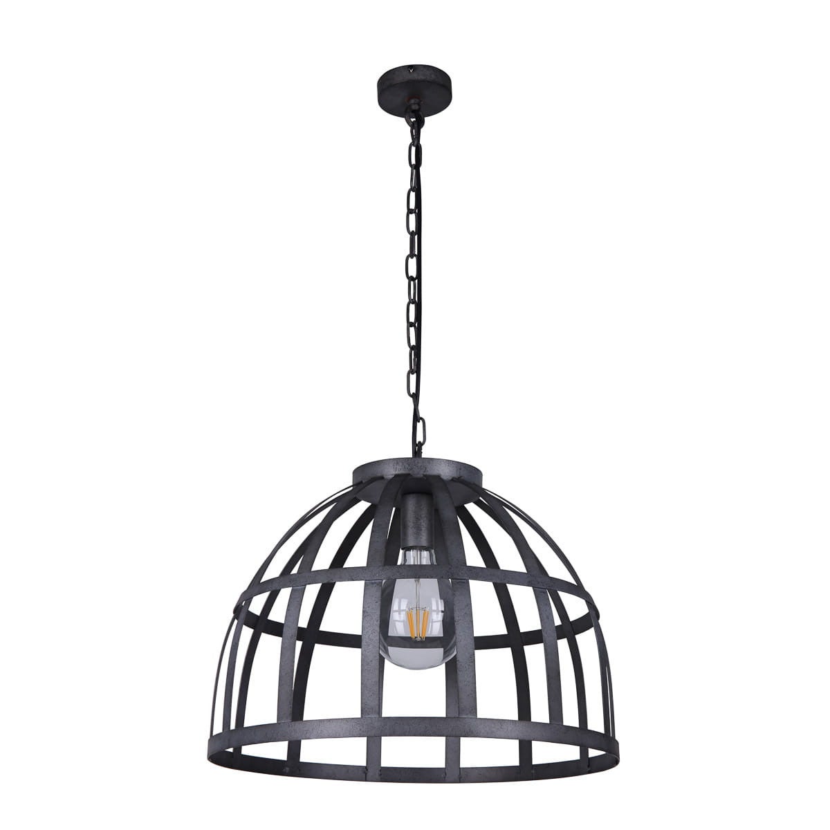 Lampa sufitowa wisząca Calera czarna 1xE27x60W industrialna wym: 180 x 40 x 40 cm metal Italux