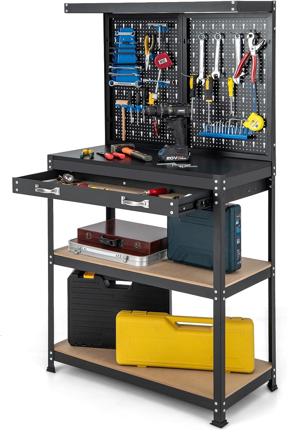 Établi Bois 48 Pouces Pour Garage – Panneau Enfichable – Robuste – Neuf