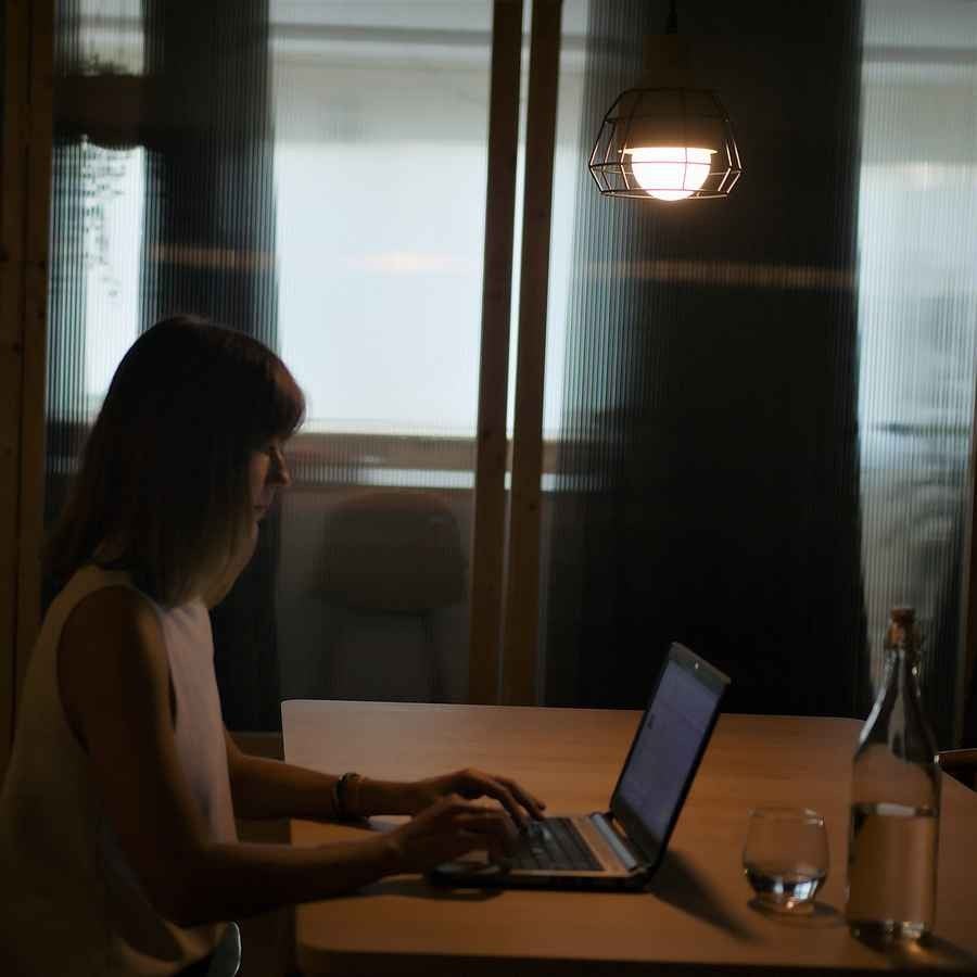 Lampe Pendentif modèle King E27 FORLIGHT en ciment - 5