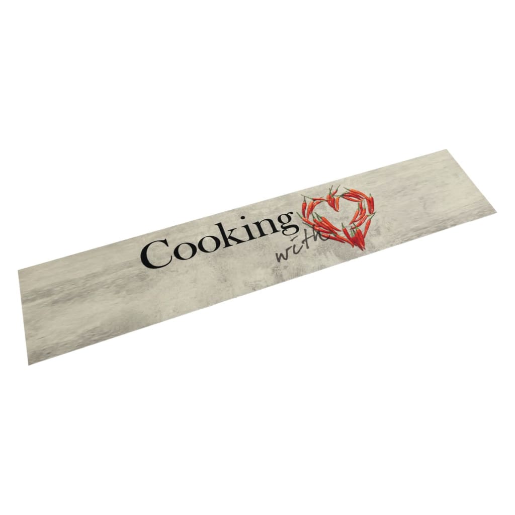 Maison exclusive - alfombra de cocina lavable terciopelo peper cooking 60x300 cm