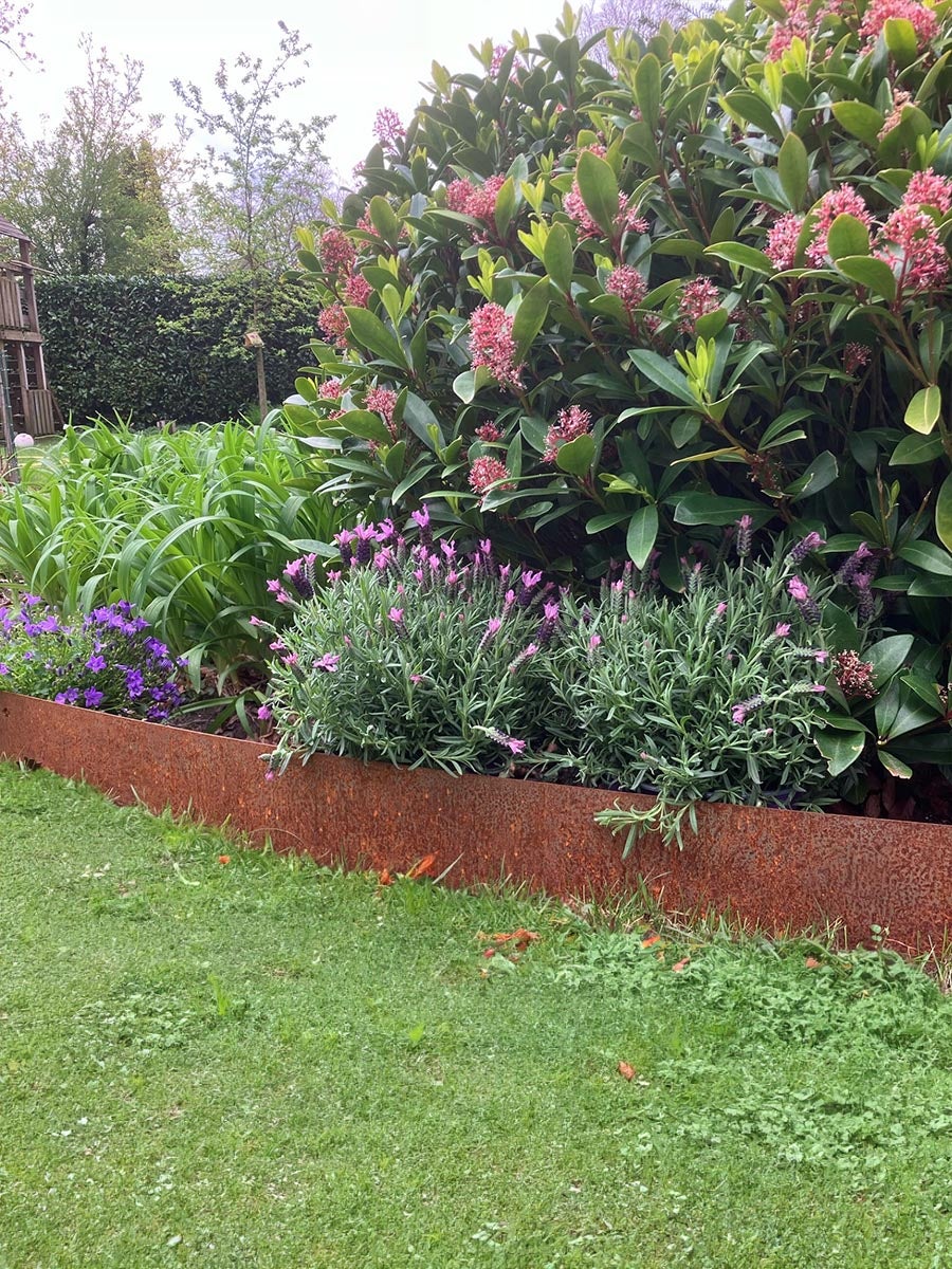 Bordures de jardin Acier Corten Multi-Edge METAL | 100x27,5cm - 2