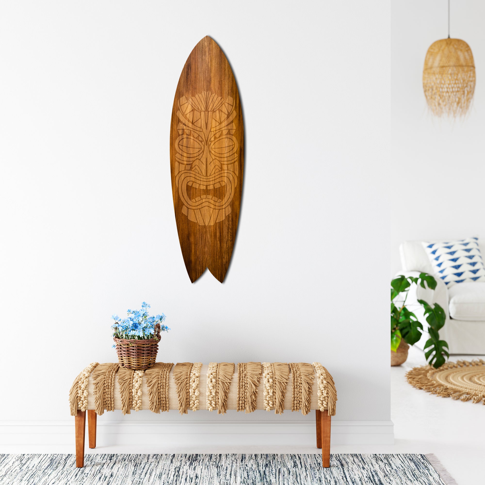 Planches de surf décoratives à suspendre au mur Vespa