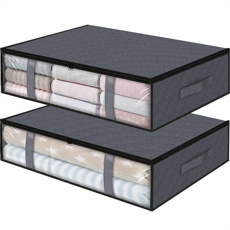 Lot De 2 Sacs De Rangement Pliables Pour Barbecue – Tissu Oxford 47,5x24 Cm – Protection Poussière Et Rayures – Pour Camping Et Randonnée
