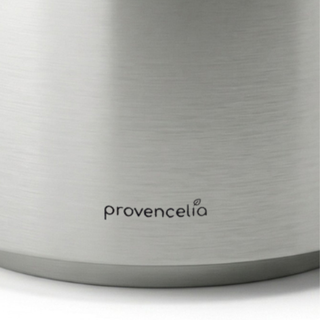 Pot grande taille METROPOLE 40x50cm inox brossé, fait main en acier inoxydable - 3