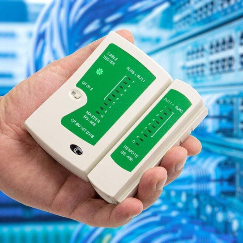 Testeur câbles réseau pour câbles RJ45 et RJ11 | Leroy Merlin
