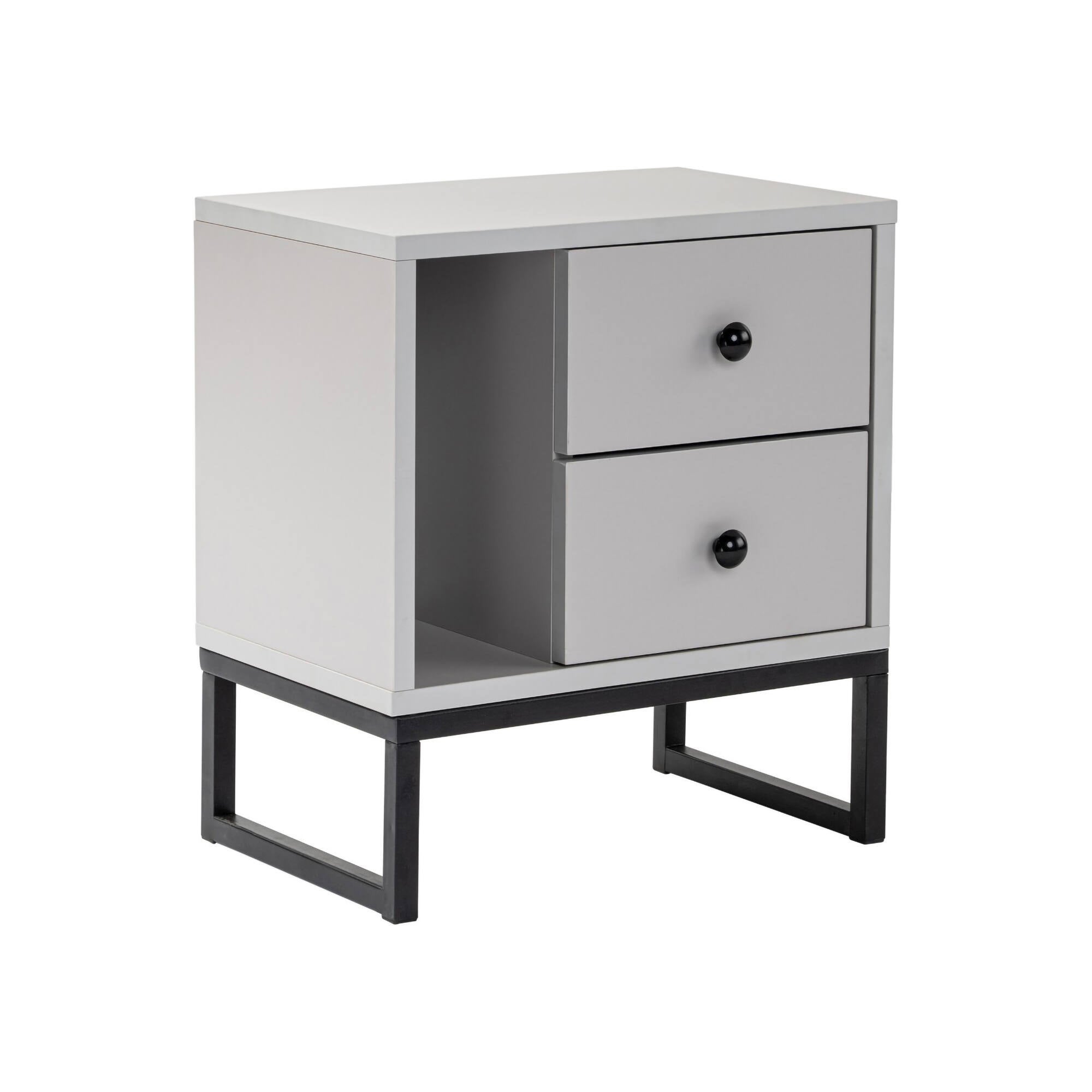 Consola Mesh Negra De Acero Y Cristal - Estantería Moderna Para Salón, Pasillo O Dormitorio, 78x120x32 Cm