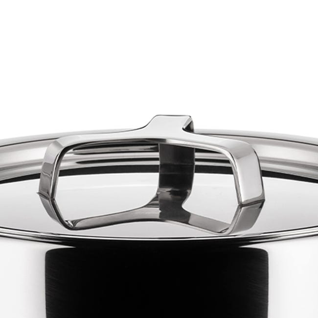 Alessi Casseruola Due Manici AJM101-S In Acciaio Inox Satinato 1810 Potspans Alessi Ajm101 S Alessi Casseruola Due Manici AJM101-S In Acciaio Inox Satinato 1810 Potspans Alessi Ajm101 S