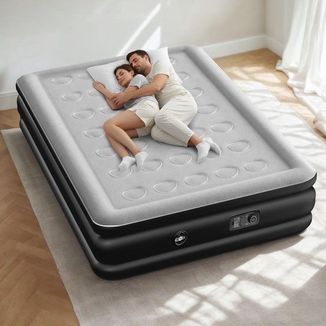 Materasso gonfiabile con pompa elettrica integrata 200x148x44 cm TECTAKE