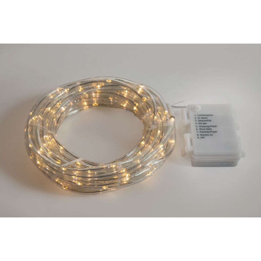 Striscia luminosa a LED al neon USB, scatola batteria con interruttore