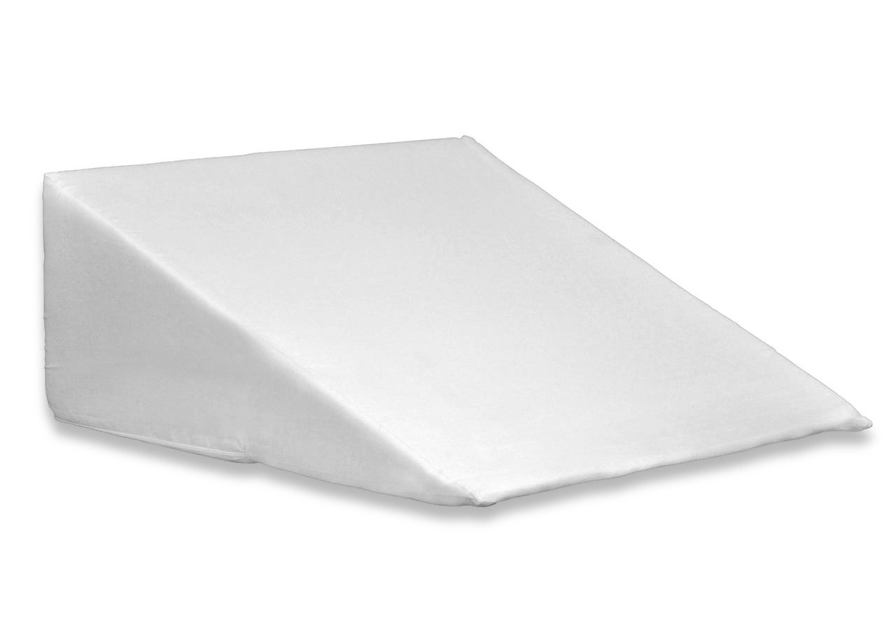 Cuscino Lettura Post-operatorio Cuscino A Cuneo Antireflusso - Memory Foam 50x50x30cm, Grigio, Per Lettura E Riposo Cuscino Cuneo Antireflusso