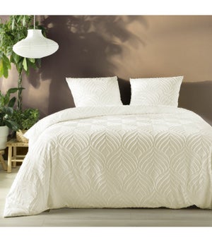 NATTJASMIN housse de couette et 2 taies, bleu vert, 240x220/50x60 cm