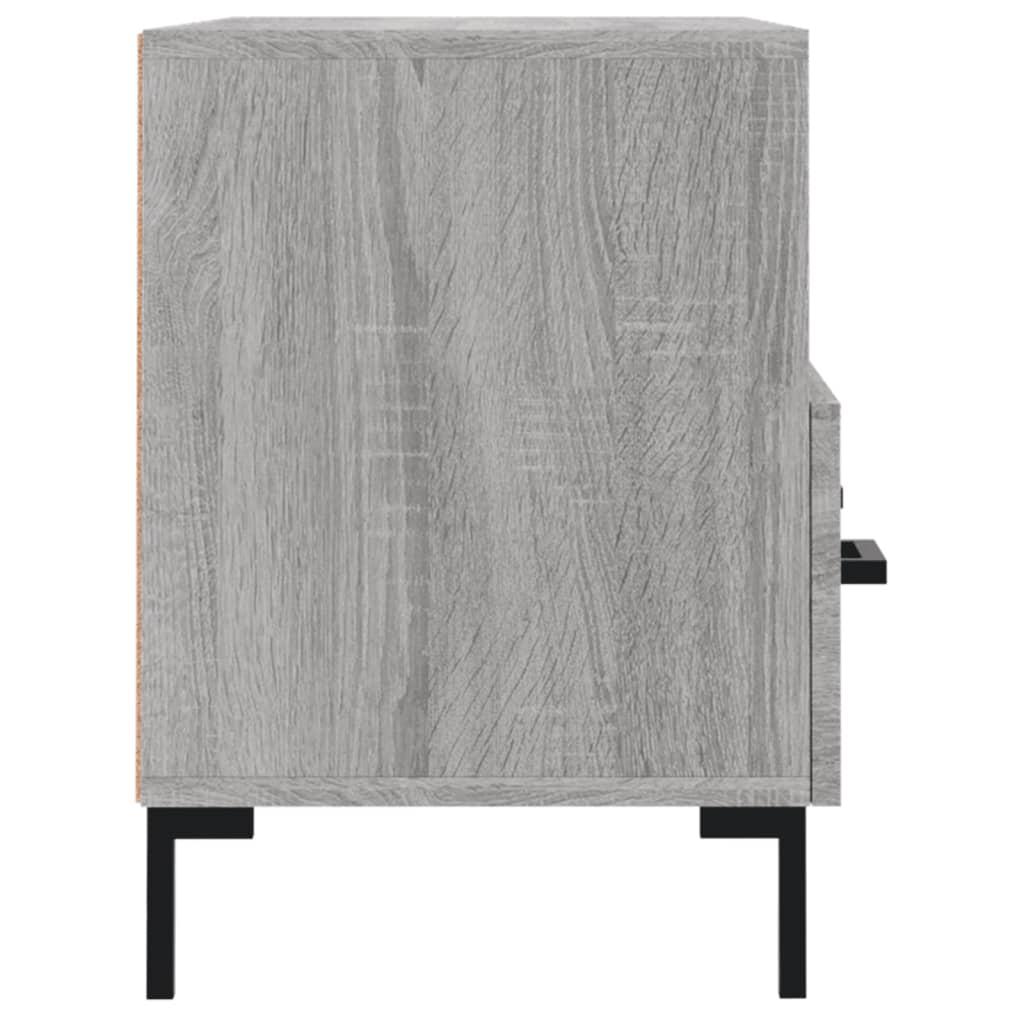 Meuble TV Sonoma gris 80x36x50 Bois d'ingénierie - 7