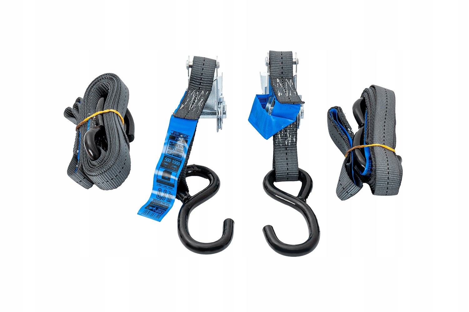 Pasy do mocowania motocykla GMP 3m/25mm/1t + szelki 0,45m 2 szt.