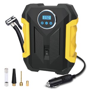 Pompa Ad Aria Portatile Pneumatici Auto Gonfiatore Digale Senza Fili Ricaricabile 12V 150PSI Pneumatici E Palloni Da Bicicletta Auto Da 31,4 € | DHgate