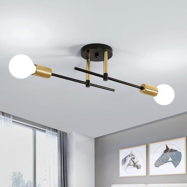 Nowoczesny żyrandol, żarówki E27, lampa sufitowa w stylu vintage industrial, kształt DIY, lampa sufitowa w stylu vintage
