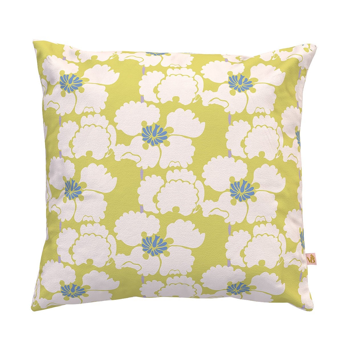 Housse de coussin imperméable pour extérieur, coussin décoratif pour canapé, salon, balcon, jardin, 45 x 45 cm, fleurs violettes | Leroy Merlin