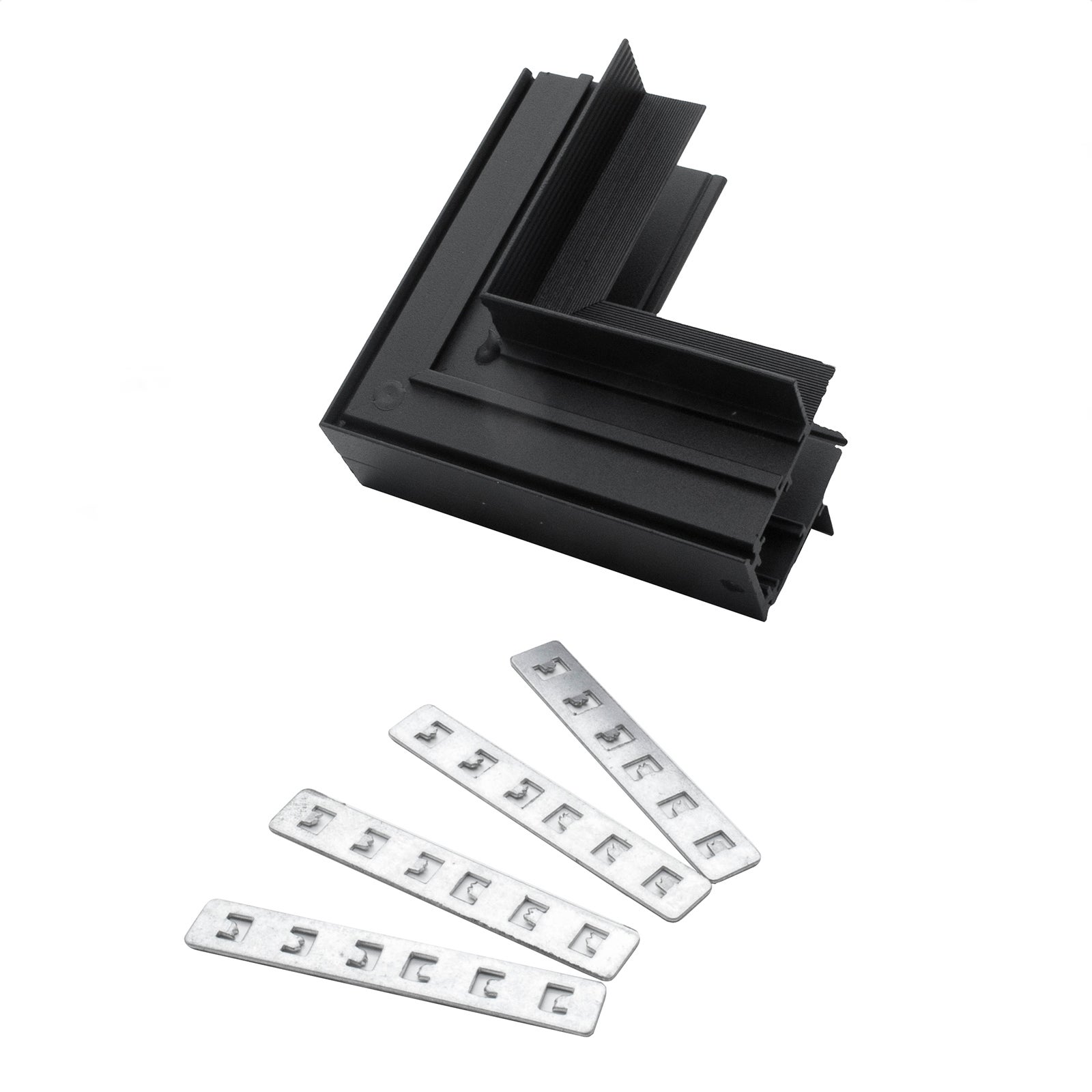 Connecteur d'angle encastré rail horizontal magnétique L-joint 48V - 2