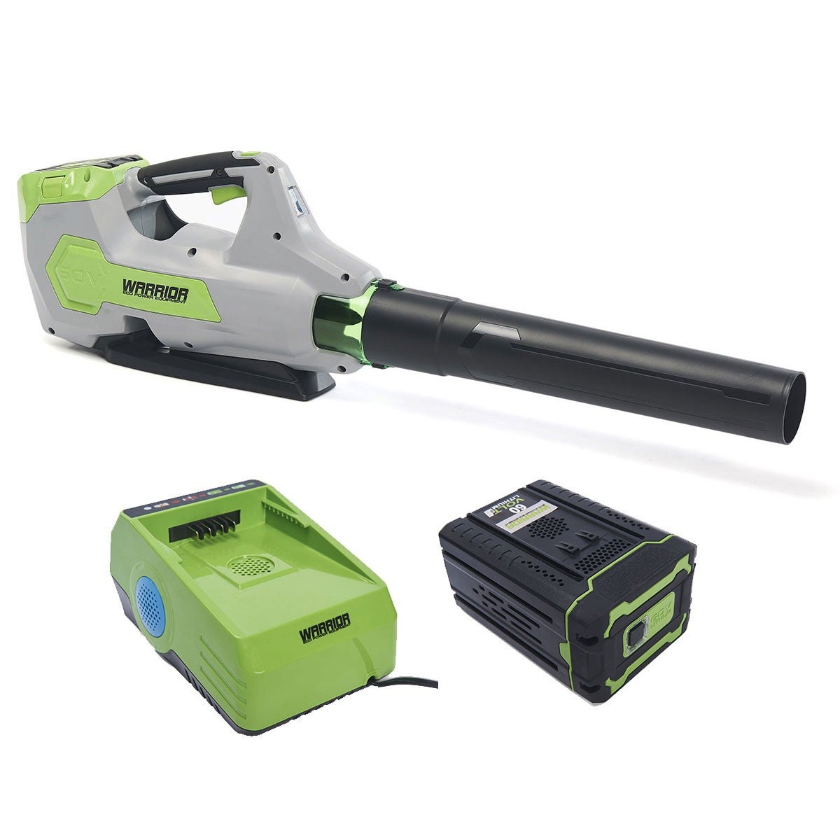 Souffleur à Feuilles Sur Batterie 245 Km/h - 2x 4000 MAh, 6 Vitesses, Moteur Sans Balais, Sangle Réglable 1,6 M - Pour Feuilles, Neige, Poussière