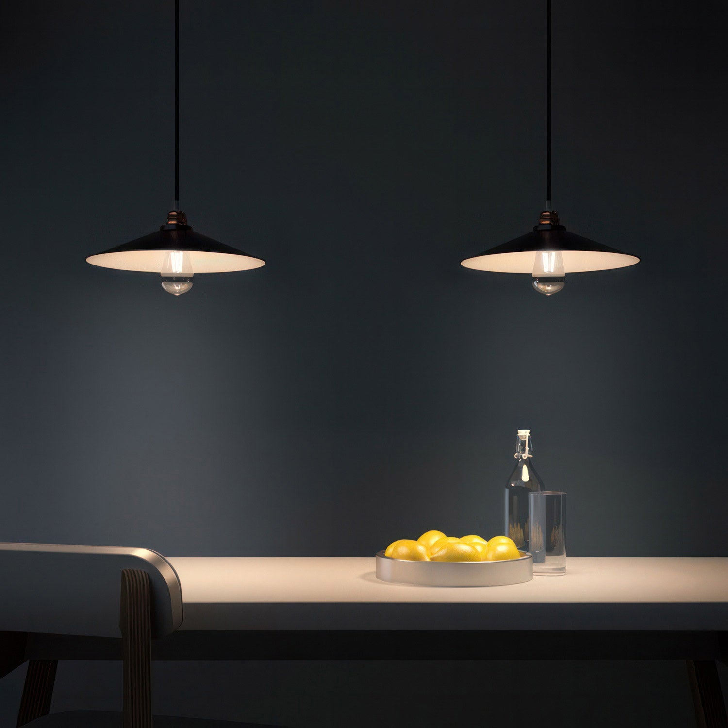 Aplique De Pared Tonos Azules, Metal, 25x44x30, Casquillo E 27 Max 60 W