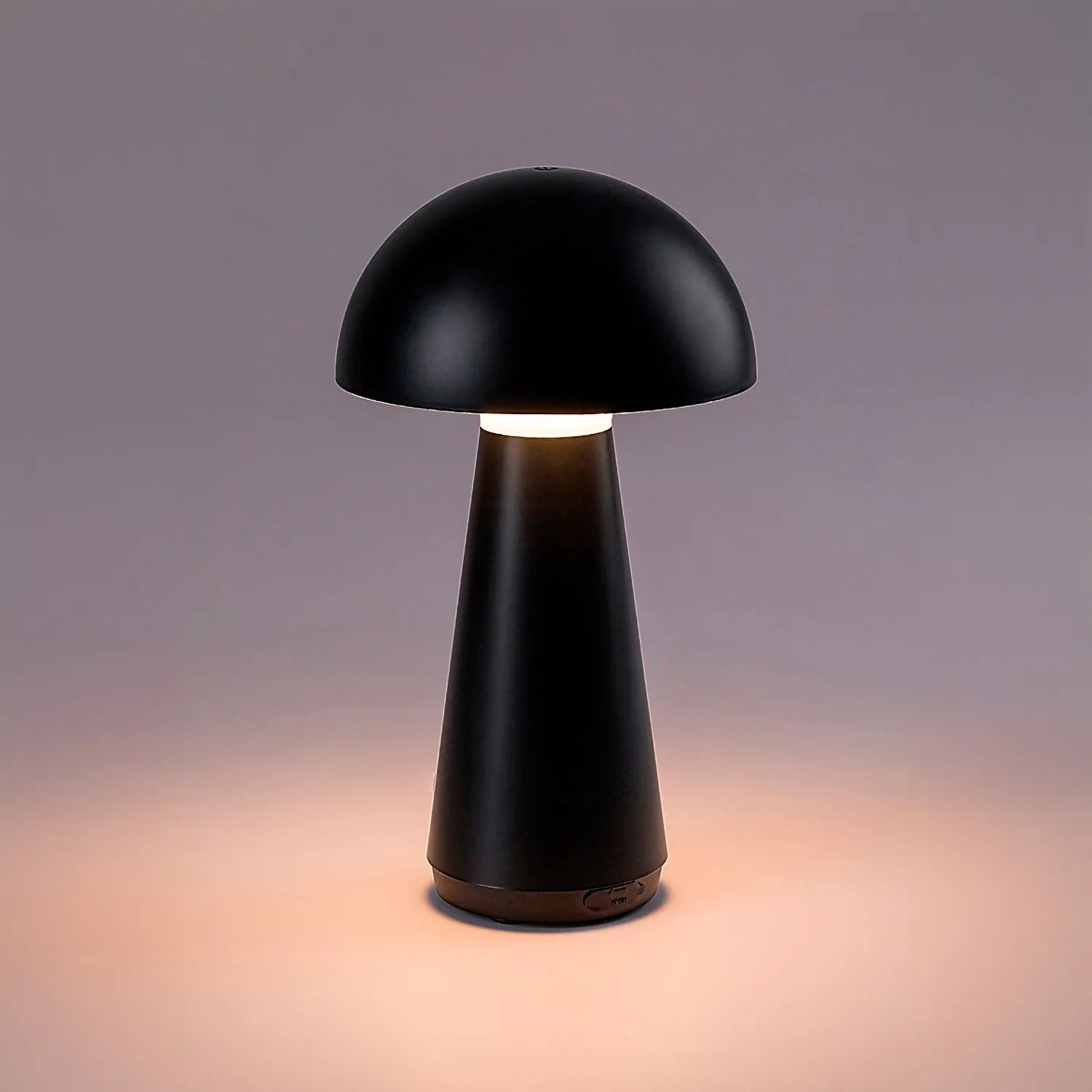 Akumulatorowa na USB lampka stołowa czarna matowa wbudowany LED 3W Ishtar 76007 Rabalux
