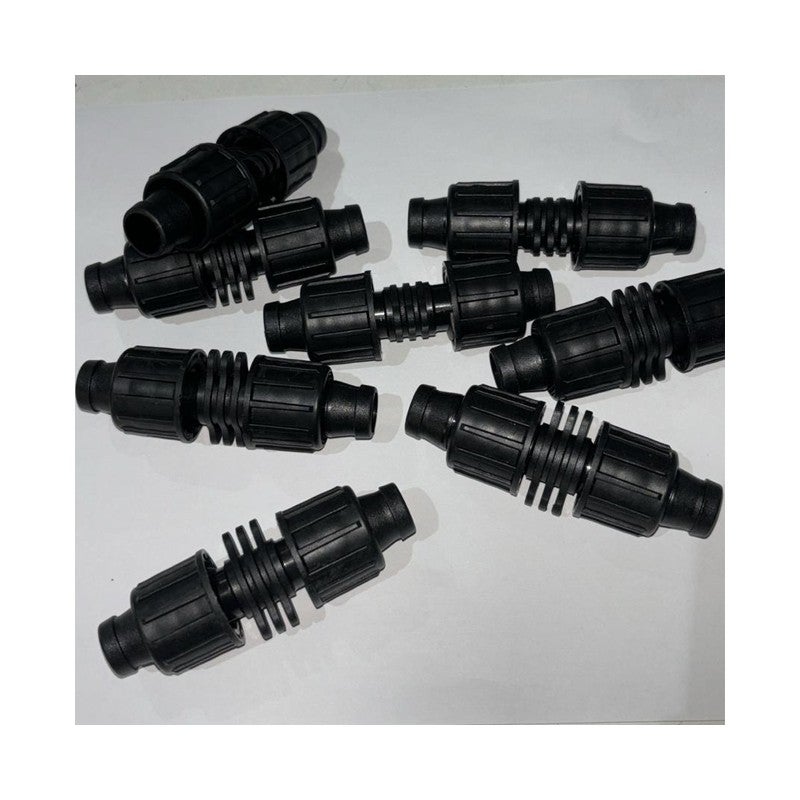 Lot de 10 Maillon pour Gaine d'arrosage goutte à goutte 16 mm. Manchon pour connecter deux bandes d'arrosage - 2