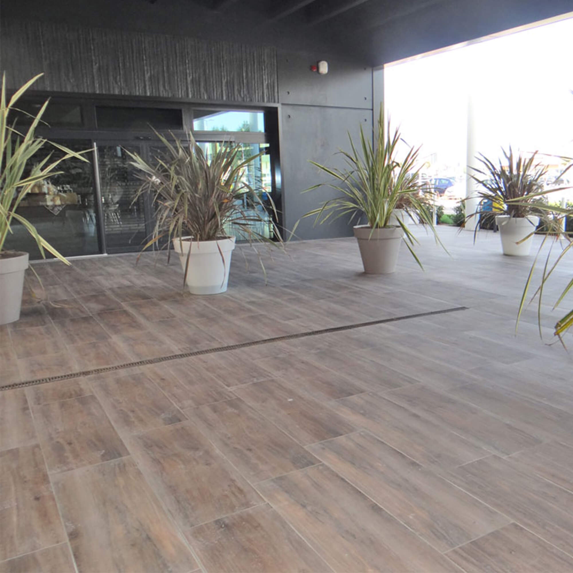 Pas japonais Grès Cérame effet Pierre Beige L.42 x l.36 x Ep.2 cm (Lot de 5) - RO'MA Nature - 7