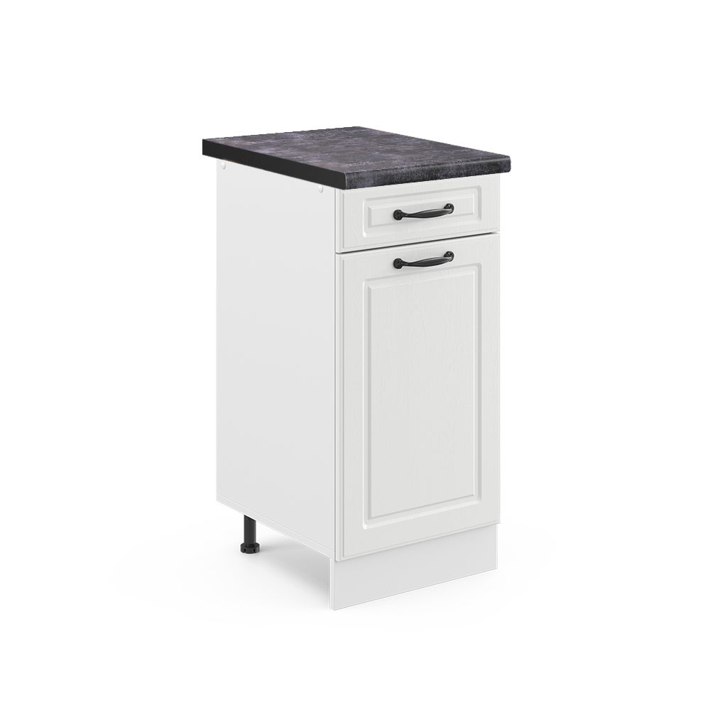 Vicco Szafka dolna do kuchni R-Line, Biały domek wiejski, 40 cm , BP Antracyt