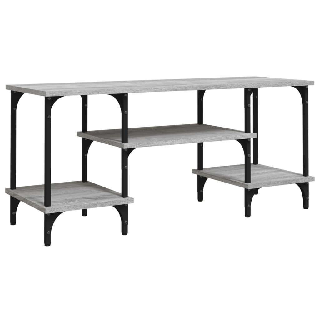 Maison Exclusive - Meuble TV sonoma gris 102x35x45,5 cm bois d'ingénierie - 2