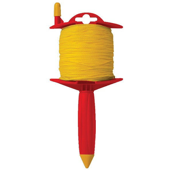 SOFOP TALIAPLAST - CORDEAU SUR ENROULEUR 100M FIL 1,5MM TRESSE JAUNE - 2
