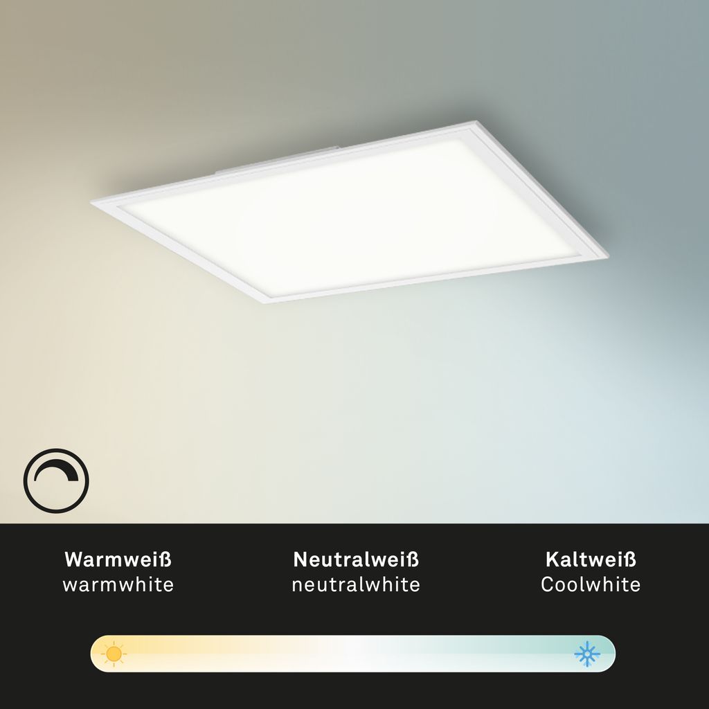 BRILONER - Panel - Piatto - telecommande, controle de la temperature de couleur CCT, Variateur d'intensite - 5