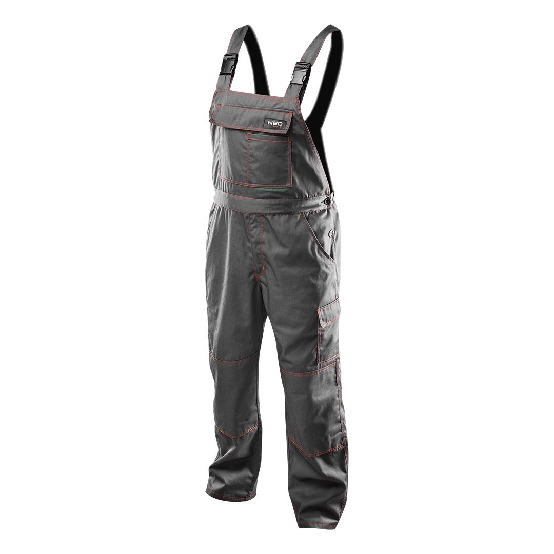 Spodnie robocze na szelkach BASIC, r. XL/56 NEO TOOLS