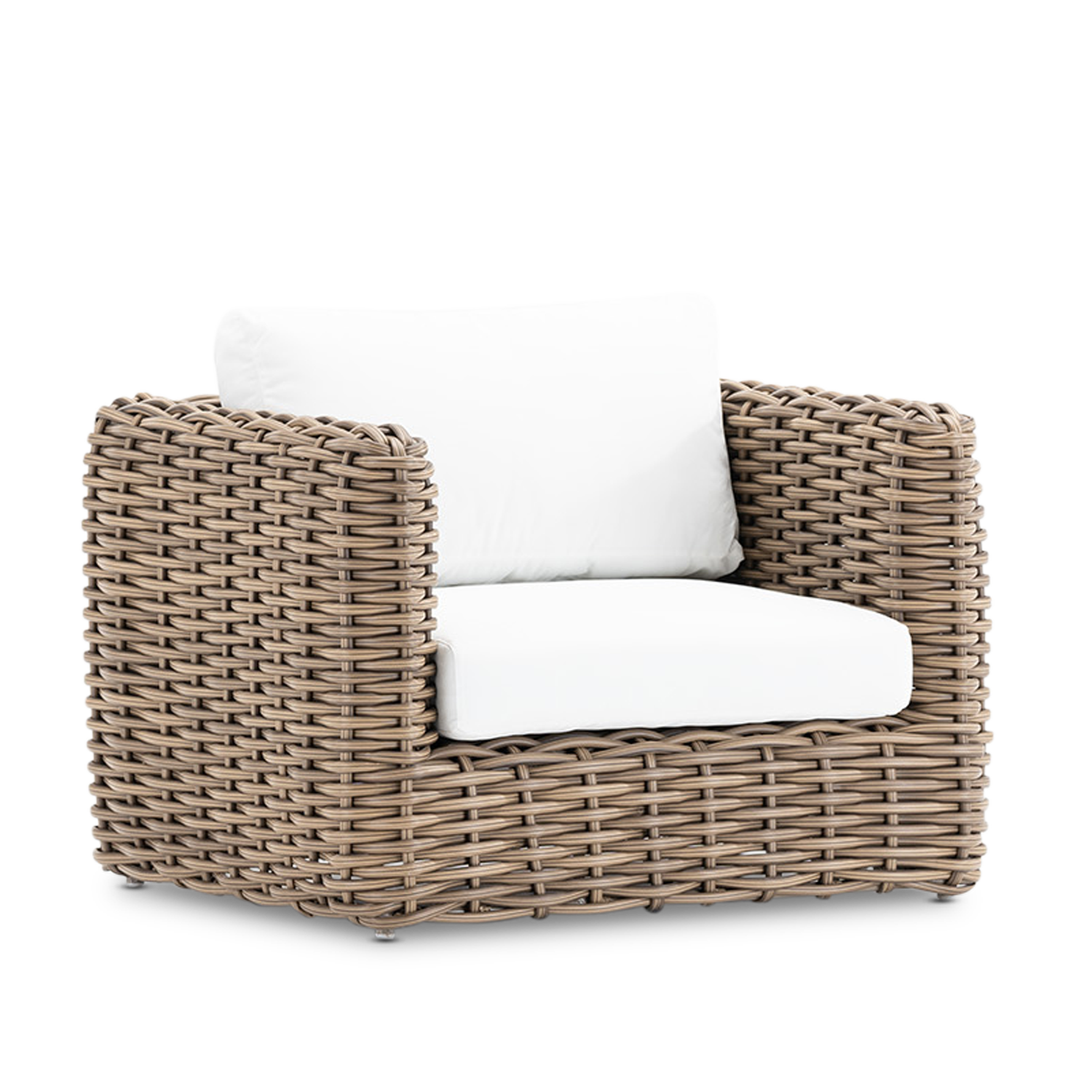 Poltrona da giardino in rattan sintetico Barbados Leroy Merlin