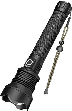 Torcia ad alta luminosà ricaricabile, 950000 Torce LED Lumen XHP70.2 USB, luce flash portatile super luminosa alimentata a batteria  39