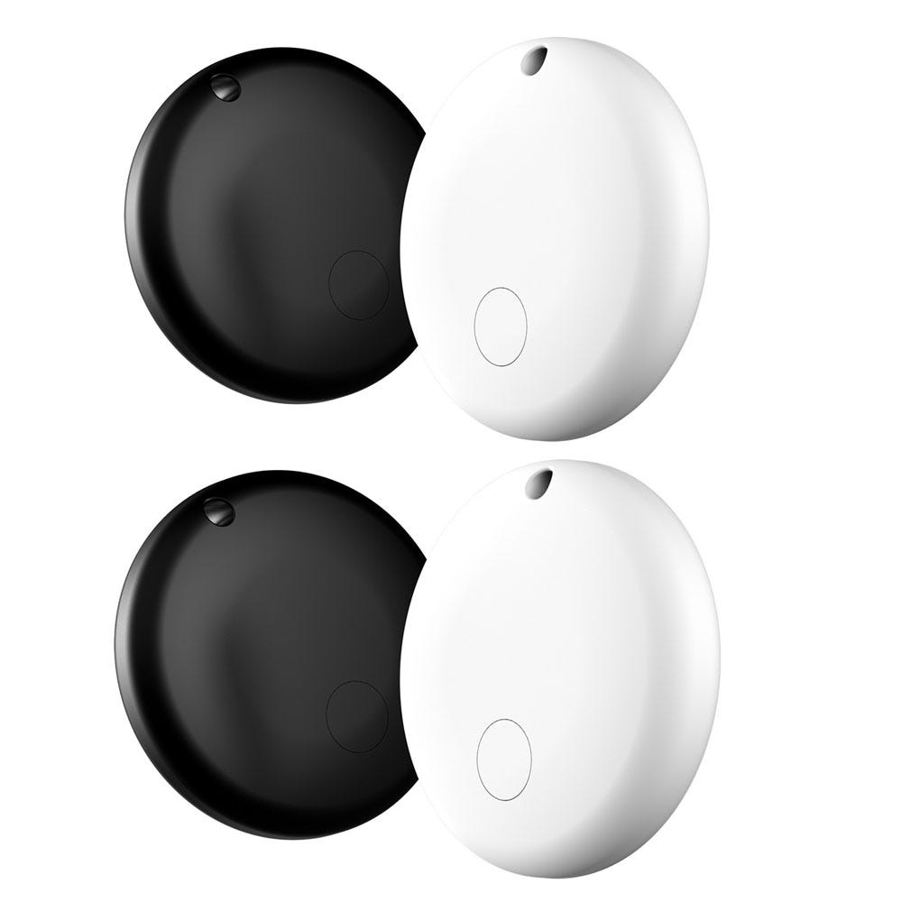 Air Tracker Android 4 Pezzi – Localizzatore Bluetooth Compatibile Con Google Find Hub Per Chiavi, Portafogli E Zaini