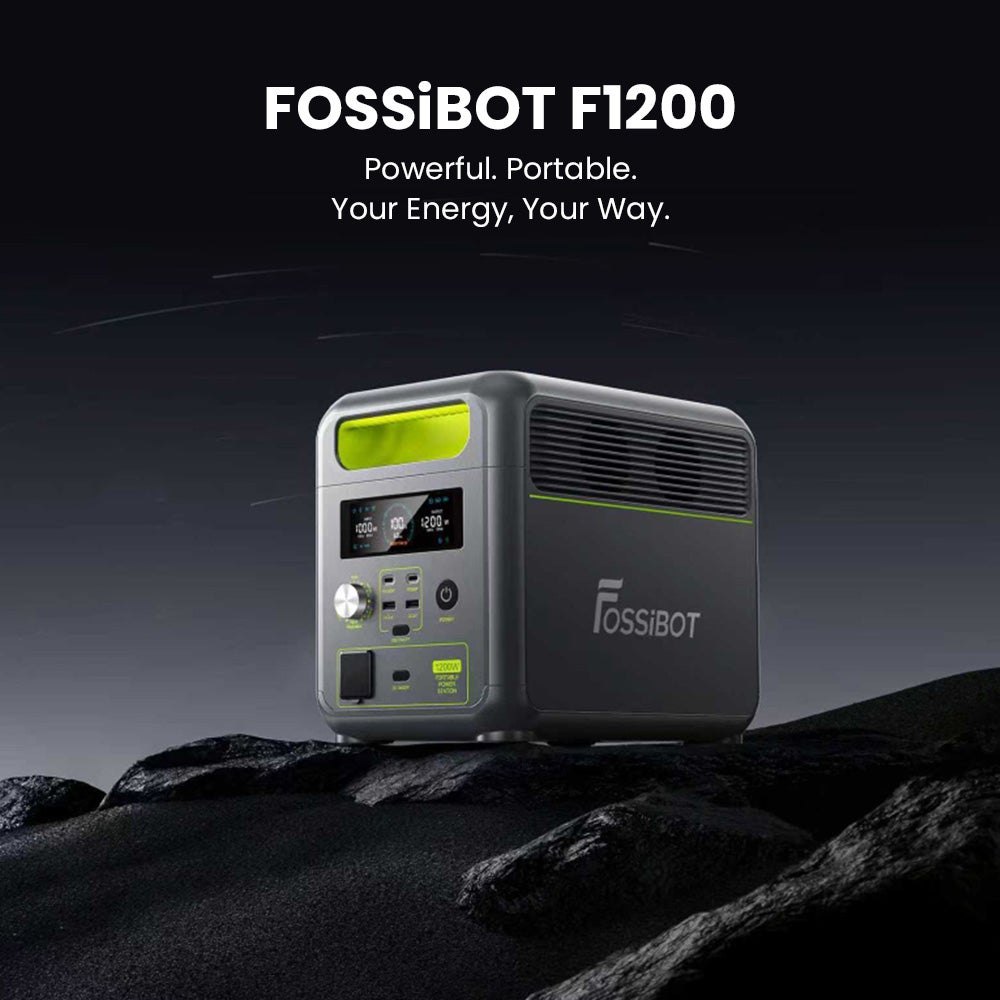 Station d'Énergie Portable FOSSiBOT F1200 1200W + Panneau Solaire Pliable FOSSiBOT SP200 200W - 4