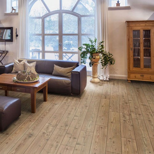 Sol stratifié Pin Naturel 193X8X1380mm - Gamme Milan - Certifié FSC mix Crédit
